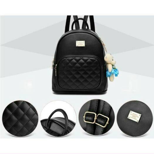 MẪU HÓT - GIÁ SỈ Balo da nữ thời trang kiểu dáng hàn quốc mới - Tặng móc gấu LOẠI LỚN