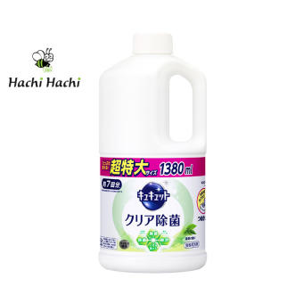 Nước rửa chén Kao hương trà xanh/chanh 1.38l (chống khuẩn, virus, khử mùi tanh) - Hachi Hachi Japan Shop