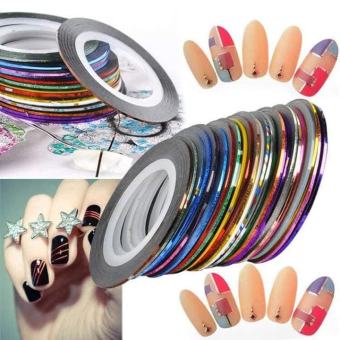 Sét dây line kim tuyến trang trí móng làm nail mi