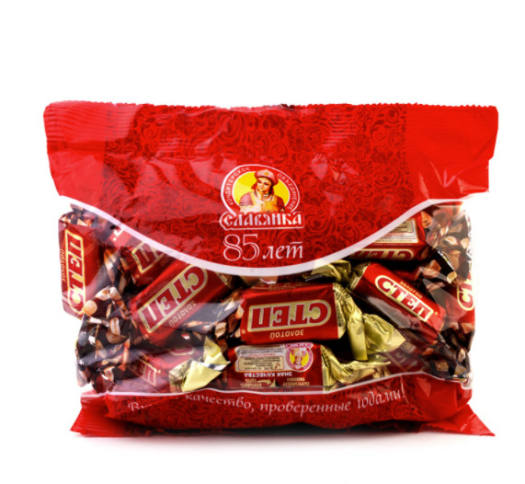 Đà Nẵng - Kẹo Socola Nga CTEN Đỏ Túi 500 gram Nhân Lạc Chocolate Butter Candy - Mie Shop