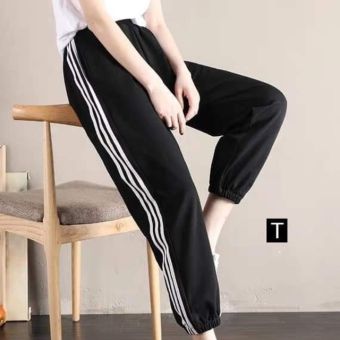 Quần thể thao 3 sọc bo gấu nam nữ