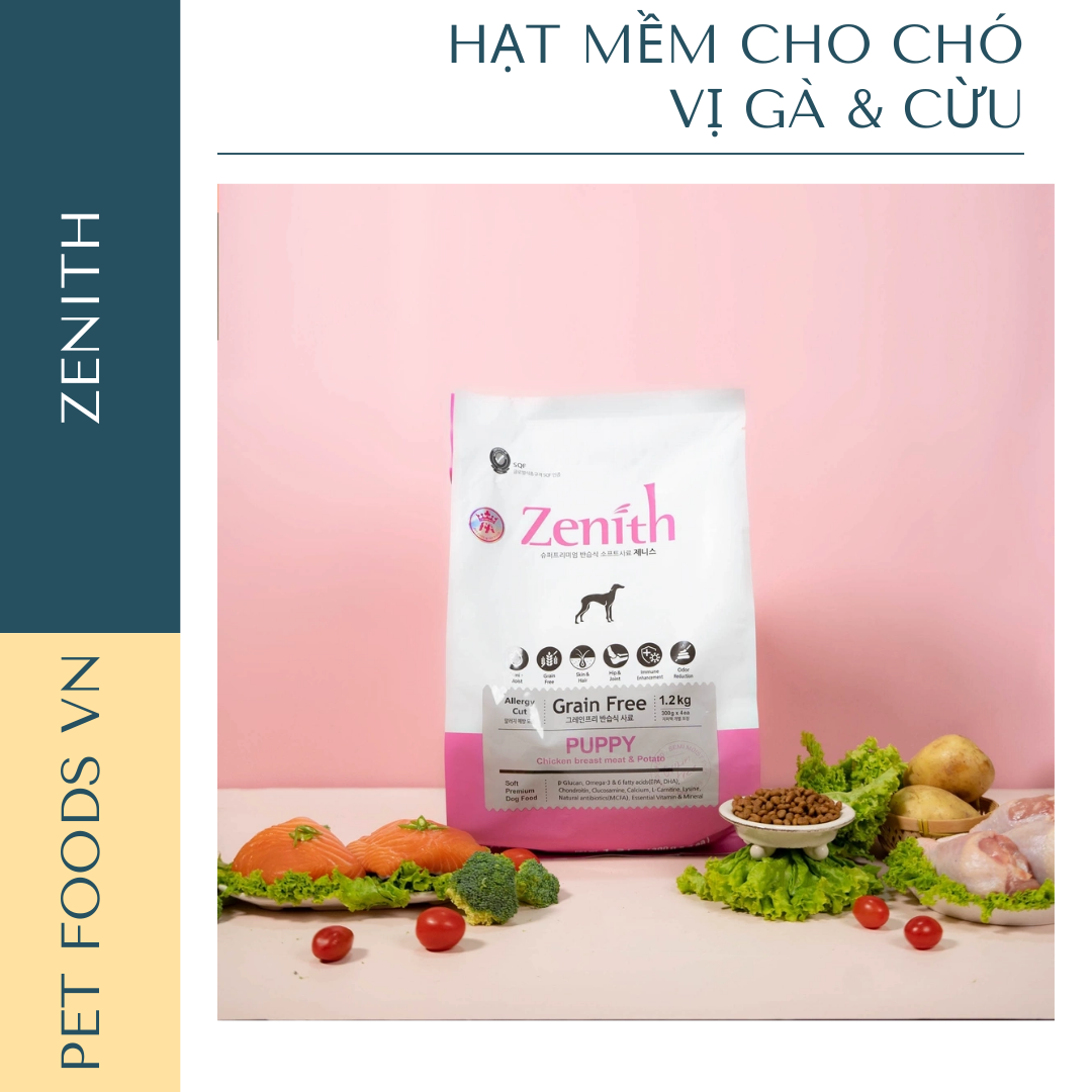 Hạt mềm cho chó zenith
