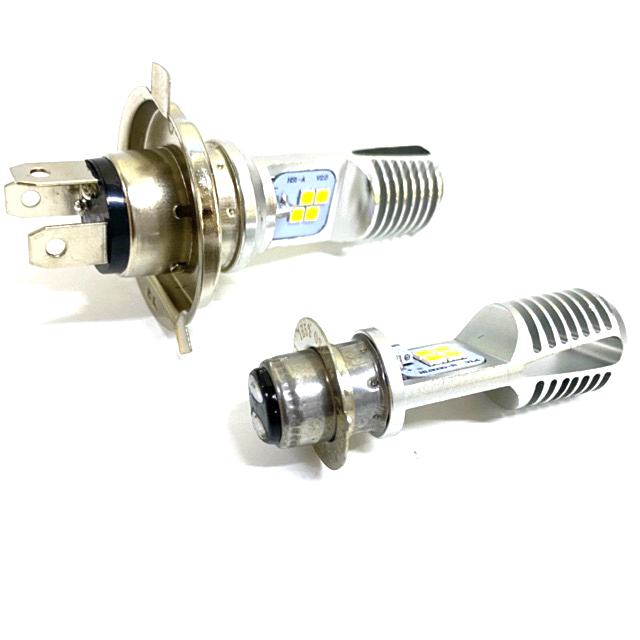 Đèn pha led osram chân h4 m5 cho xe máy xe đạp điện