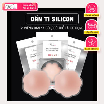 Miếng dán nhũ hoa, dán ti silicon Wannabe DTS05 hình hoa 7 cánh thoải mái tiện lợi