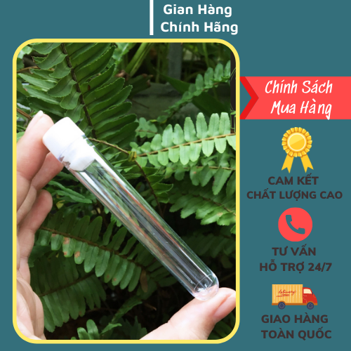 Ống trữ artemia 5ML Nhựa Cứng Trong - Ống đựng thức ăn cho cá cảnh