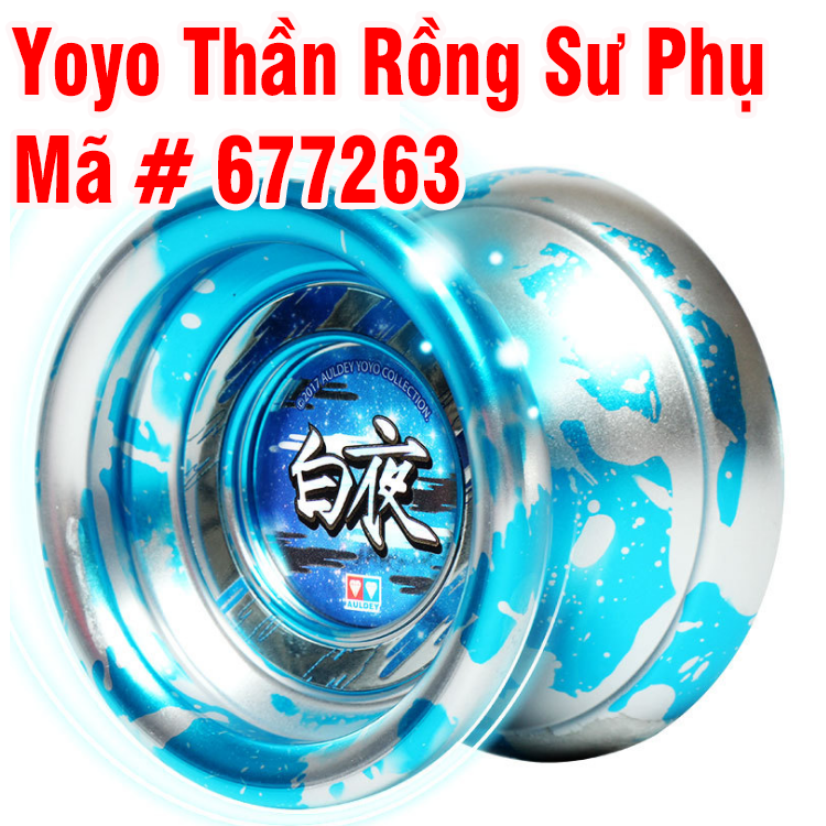 Con quay yoyo Auldey bằng kim loại Thần rồng sư phụ đồ chơi trẻ em