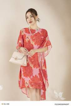 Đầm suông hoa thược dược thiết kế Elise FS2204059DMWOPT
