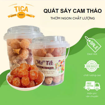QUẤT TẮC SẤY CAM THẢO &  BỌC ĐƯỜNG - TICA MART