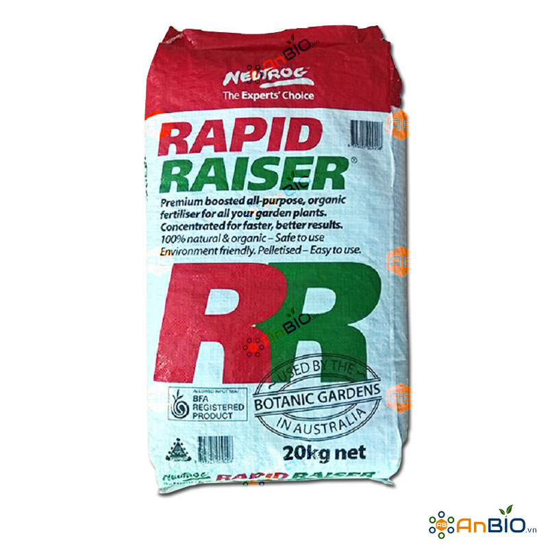 Phân hữu cơ đậm đặc rapid raiser bao 20kg