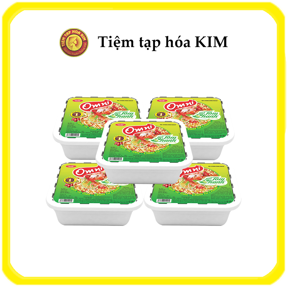 Mì Tôm Chanh Omni Bát 75G