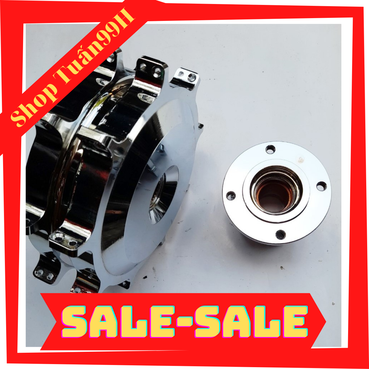 Đùm khế xi inoc dành cho Air Blade, Vision, Vario, Click 125-150