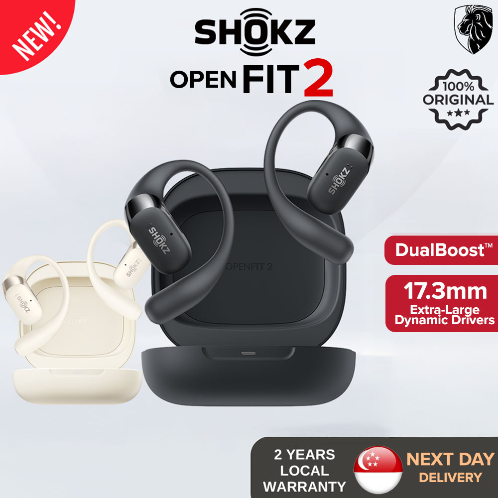 Shokz Openfit 2 Plus - Dolby Audio Open-Ear Earbuds With Ai