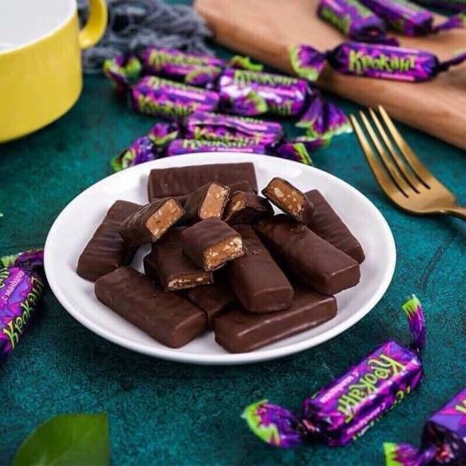 Kẹo Tím Krokant Socola Hạnh Nhân Nga 500G