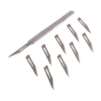 Cán dao mổ số 3 (Kèm 20 lưỡi dao mổ số 11)