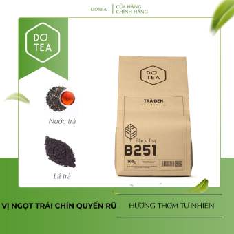 Hồng trà pha chế trà sữa, gói 500gam trà đen B251 Dotea 500g, sắc nâu đỏ, nguyên liệu pha chế, trà sữa truyền thống