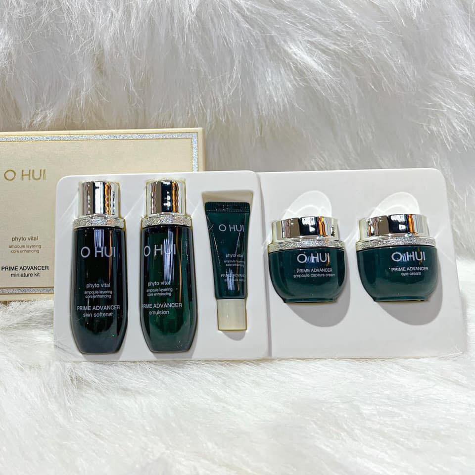 [HCM]Set mini Ohui Prime Advancer chống lão hóa ngừa nếp nhăn 5sp