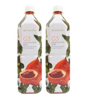 Cặp nước gấc G3 mẫu mới từ Mỹ (Combo 2 chai, mỗi chai 900ml)