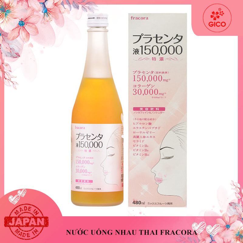 Nước uống nhau thai Fracora Placenta 150.000mg Nhật Bản