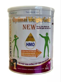 Sữa tăng cân cho người gầy và trẻ nhỏ Natukid Optimal Weight Gold 900gr