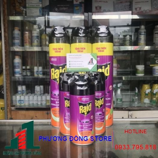 Bình xịt muỗi RAID 600ml -700ml