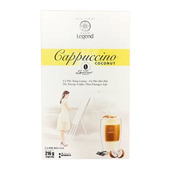 Cà phê Cappuccino Trung Nguyên dừa hộp 216g