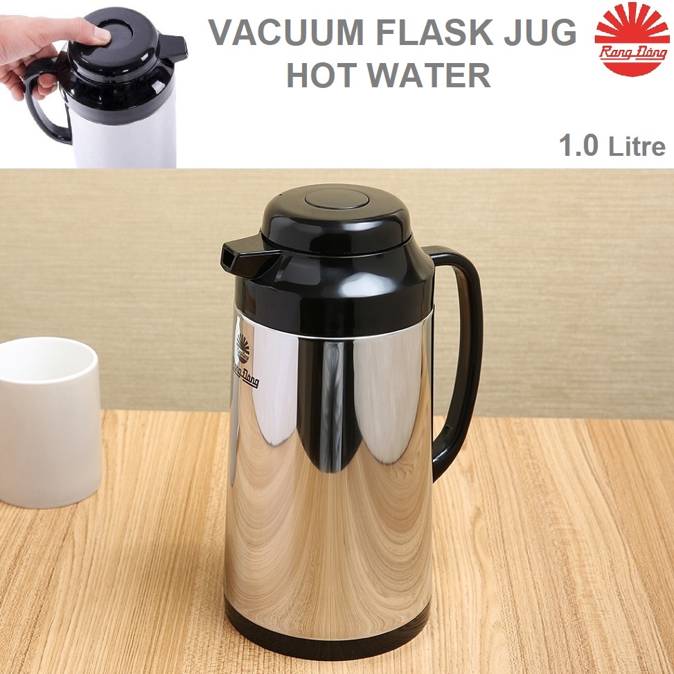Phích nước nóng 1 lít rạng đông inox 1040 st2
