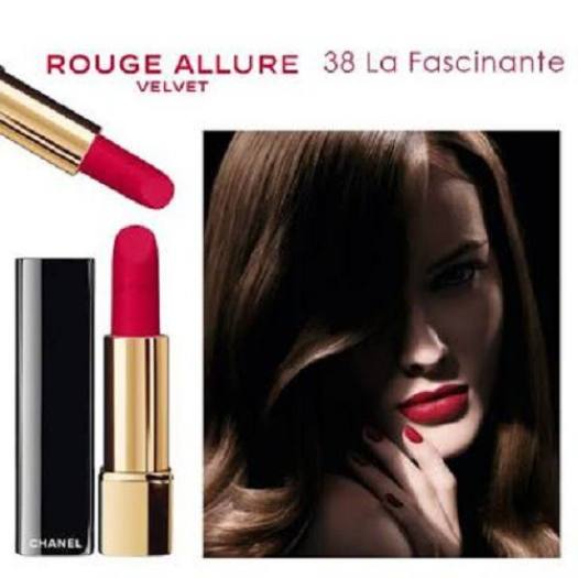 In Search of the Perfect Red Lips chanel rouge allure velvet 38 La  Fascinante review  notamakeupaddict