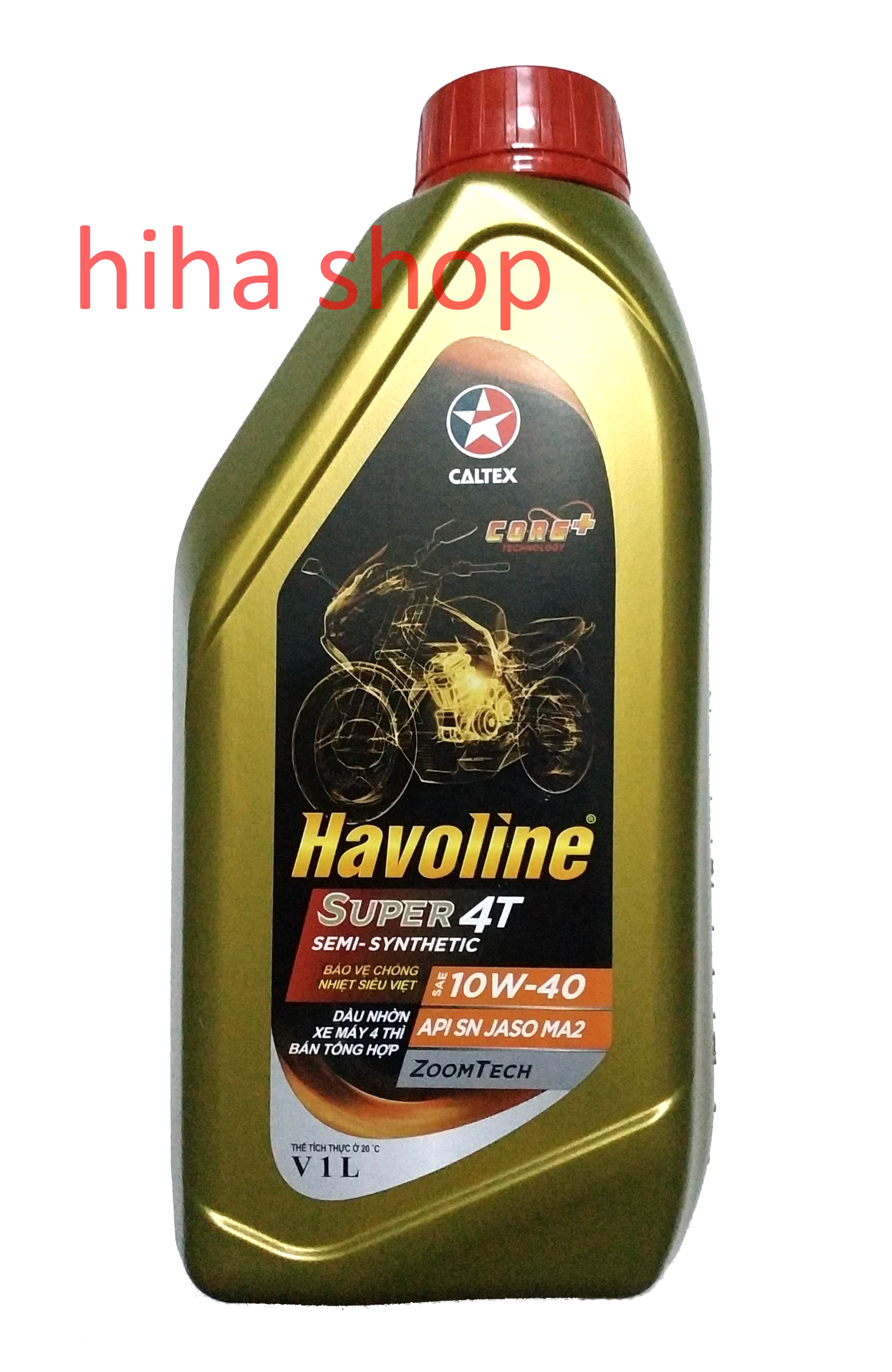 Dầu nhớt xe số caltex semi havoline 10w40 api sn bán tổng hợp