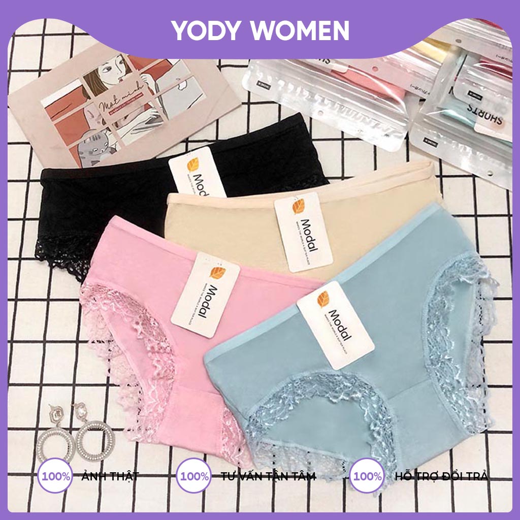 Quần lót nữ cotton viền ren cao cấp