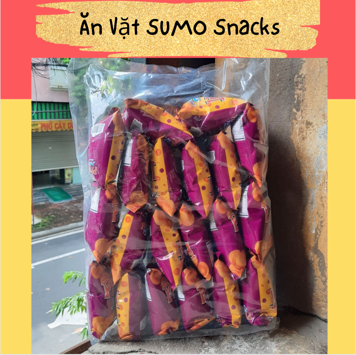 Bịch 20 gói Bim Bim Oishi Phomat Miếng 6/8g-Ăn Vặt Sumo Snack