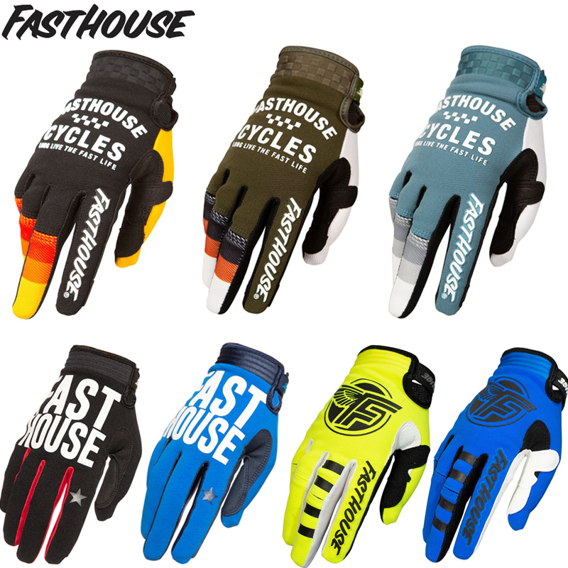 Fasthouse găng tay đua xe đạp đường trường màn hình cảm ứng 2022 găng tay xe máy găng tay xe đạp leo núi