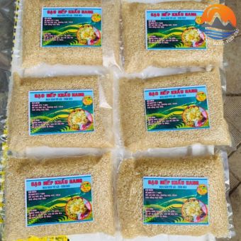 Gạo nếp Khẩu Hang thượng hạng, đặc sản Tú Lệ - Yên Bái (túi 1kg). Đặc sản Tây Bắc gạo nếp Tú Lệ, gạo nếp nương Điện Biên