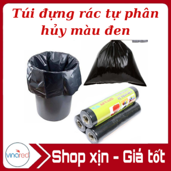 Túi đựng rác tự phân hủy màu đen
