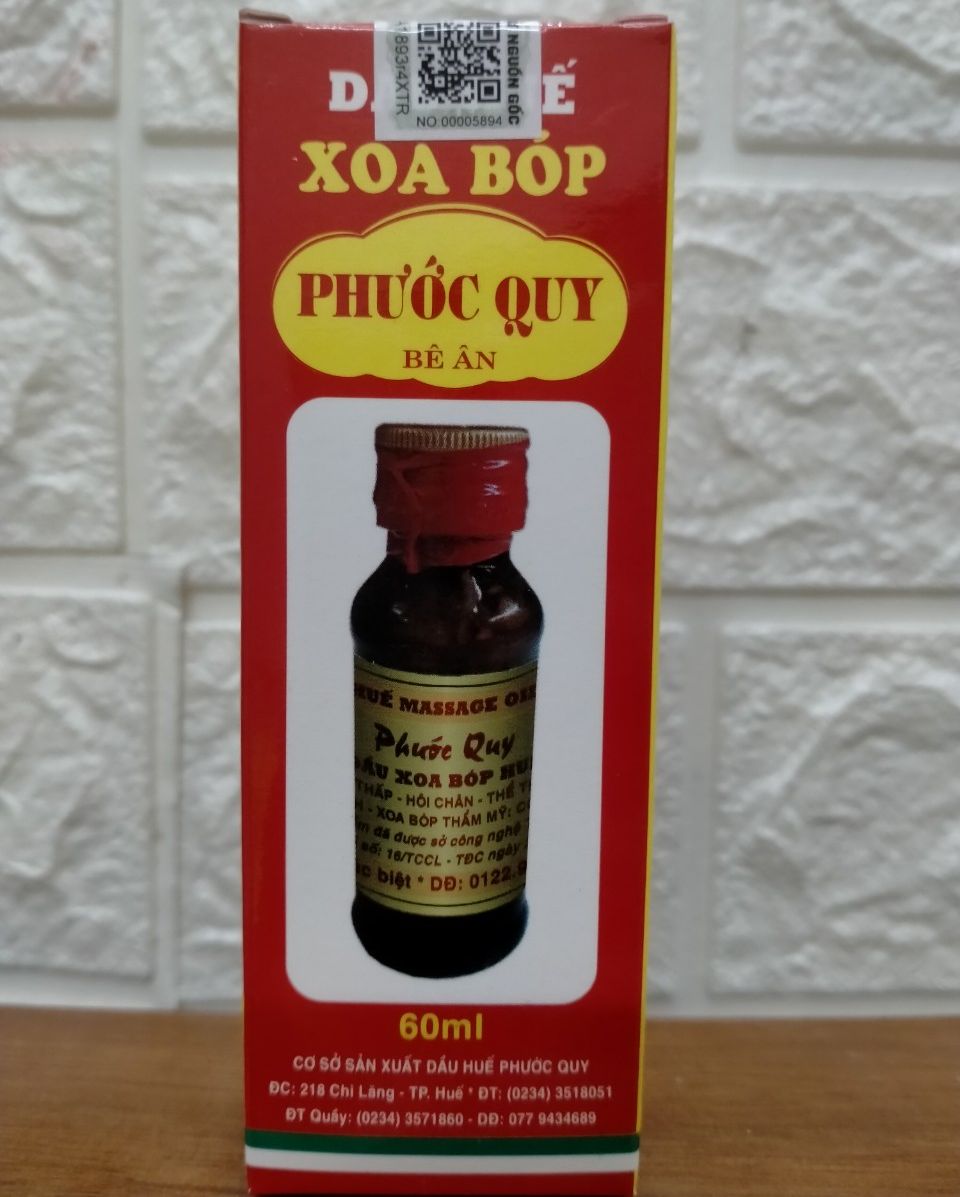 Dầu xoa bóp massage Huế Phước Quy
