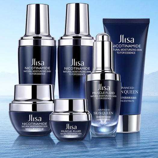 Hộp quà chăm sóc da mặt 6 món dưỡng ẩm Jlisa (sữa rửa mặt + nước hoa hồng + sữa tinh chất + tinh chất dưỡng da + kem dưỡng + kem mắt) (bao bì mẫu mới và cũ được vận chuyển ngẫu nhiên)