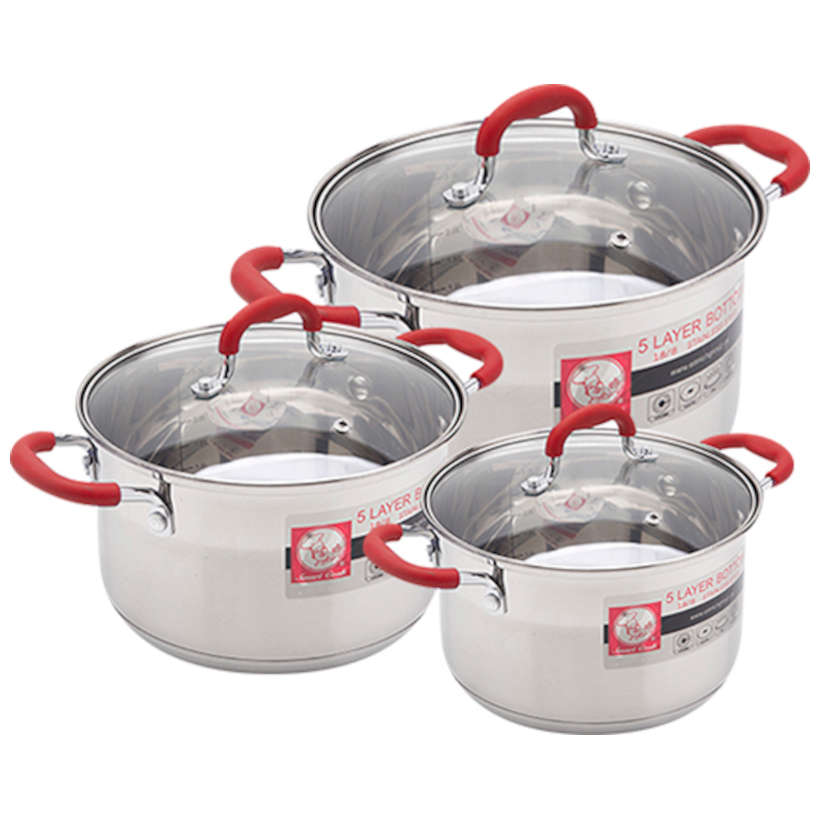 Bộ 3 nồi inox 304 Elmich Smartcook SM3335 xuất xứ CH Séc, bảo hành 12 tháng