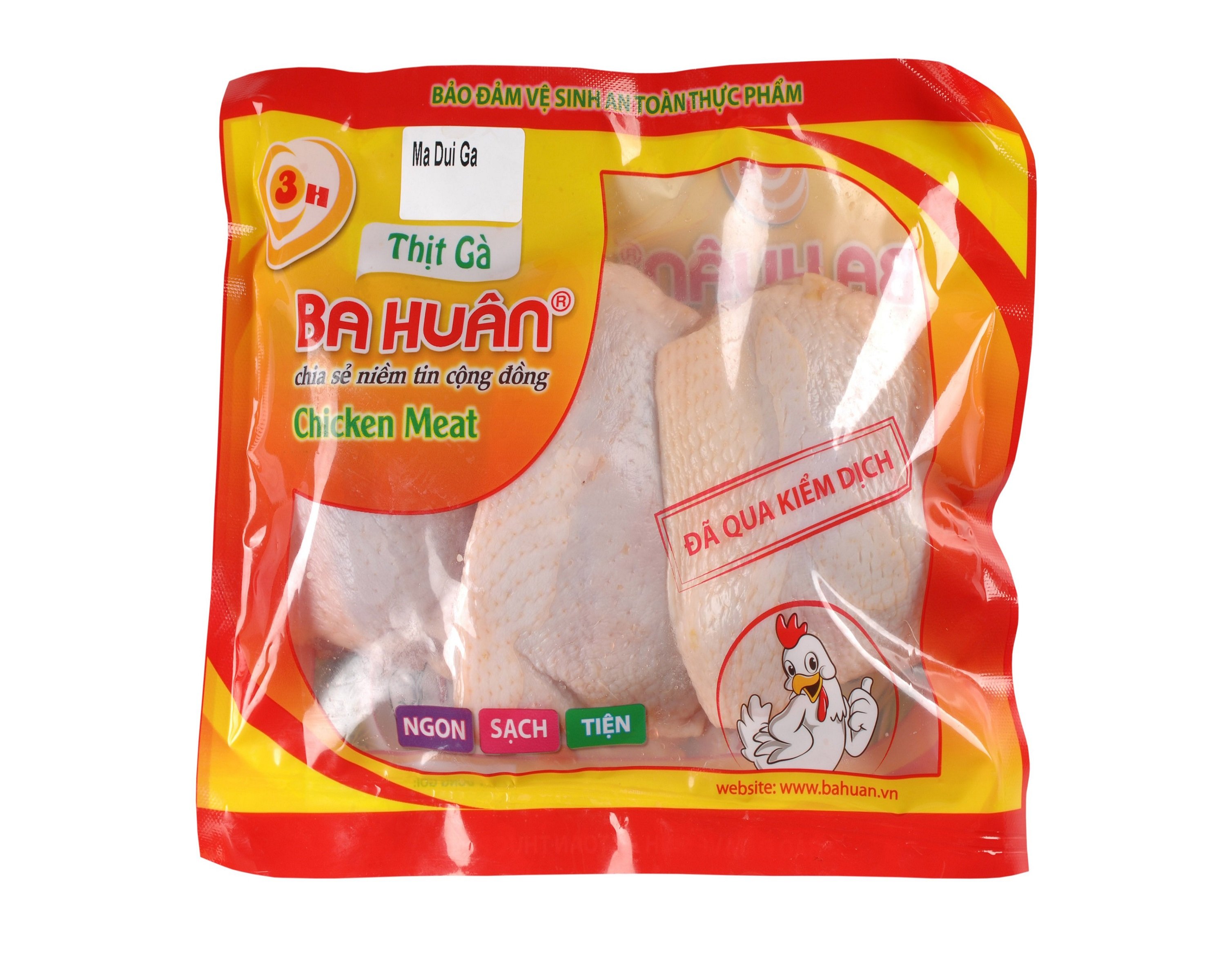Combo 2 gói má đùi gà ba huân 500gr/gói