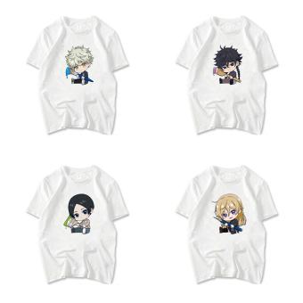 Áo thun phông trắng in hình BLUE PERIOD chibi anime thời trang nam nữ cá tính