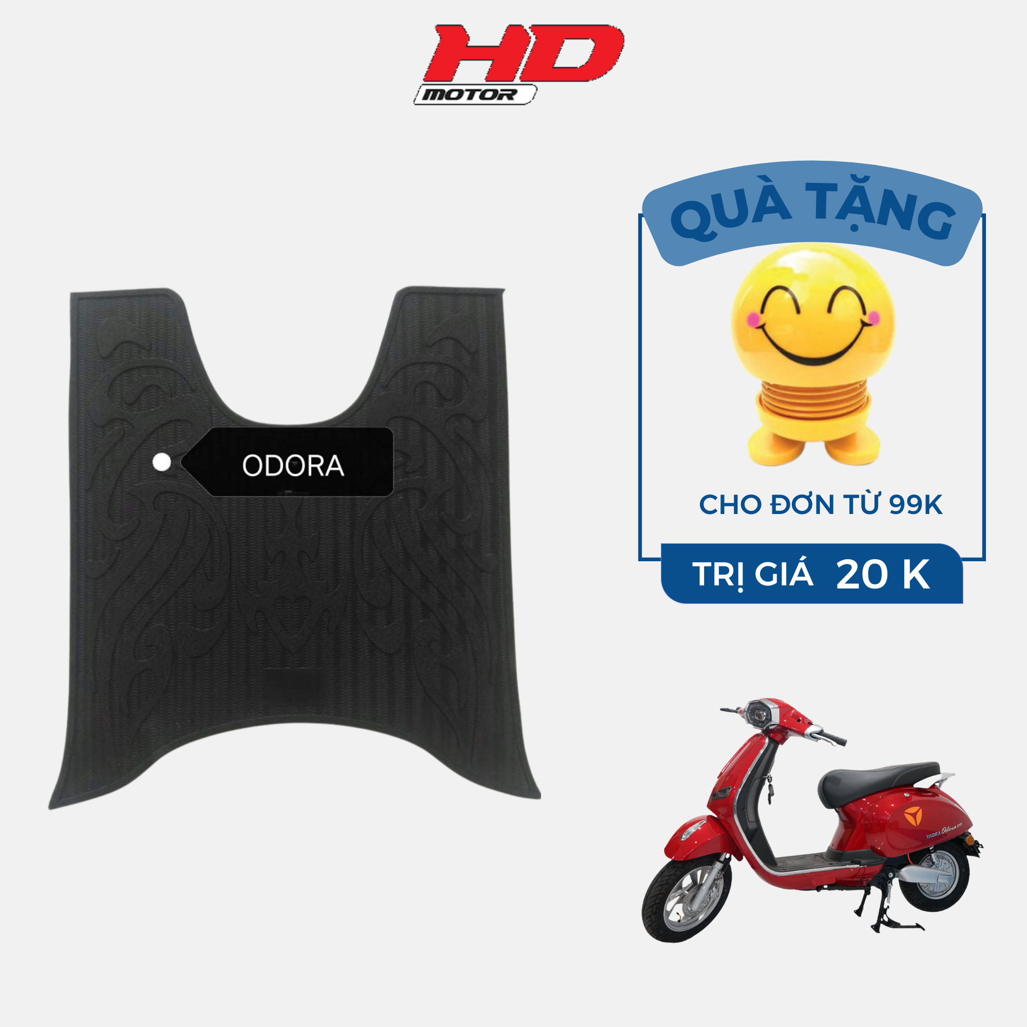 Yadea Odora ttfar  Thảm lót chân thảm sàn xe điện yadea odora ttfar  loai cao su đẹp,dày mềm