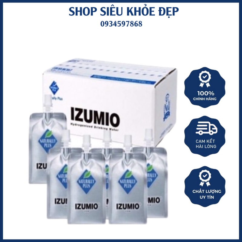 Nước uống izumio nhật bản thùng 48 bịch chính hãng 100% - giàu hydro chống lão hóa, cung cấp năng lượng