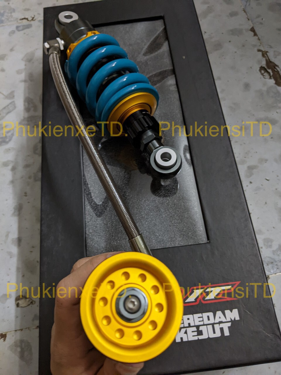 Phuộc nitron bình dầu xoay 360 lắp exciter2010 exciter135 exciter 150 exciter155 exciter2011 winner winnerx winnerv1 sonic