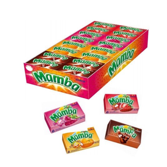 Kẹo mềm trái cây mamba hộp 48x26.5g