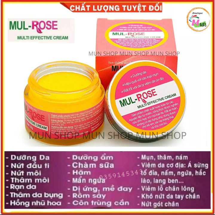 Kem đa năng Mul Rose 30gr - hàng chuẩn 1000%