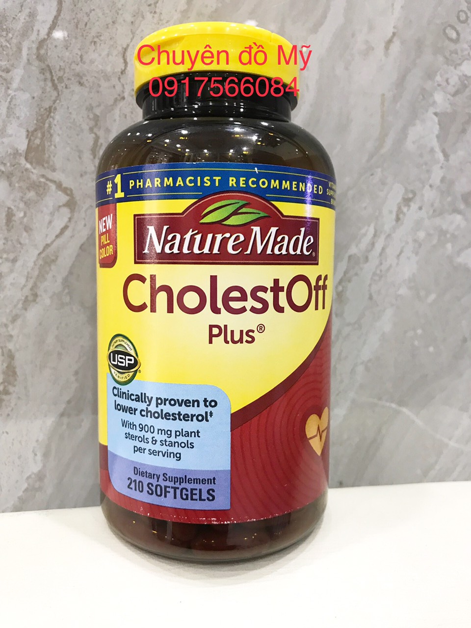 Date T1 2025_ Viên Giảm Cholesterol Trong Máu Nature Made CholestOff Plus