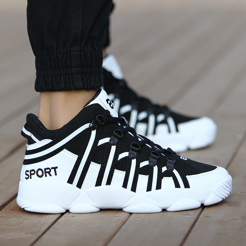 Mens black on sale mid top sneakers