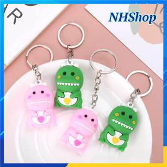 Móc khóa Khủng Long cười khoe răng cute - móc khóa balo - NHShop