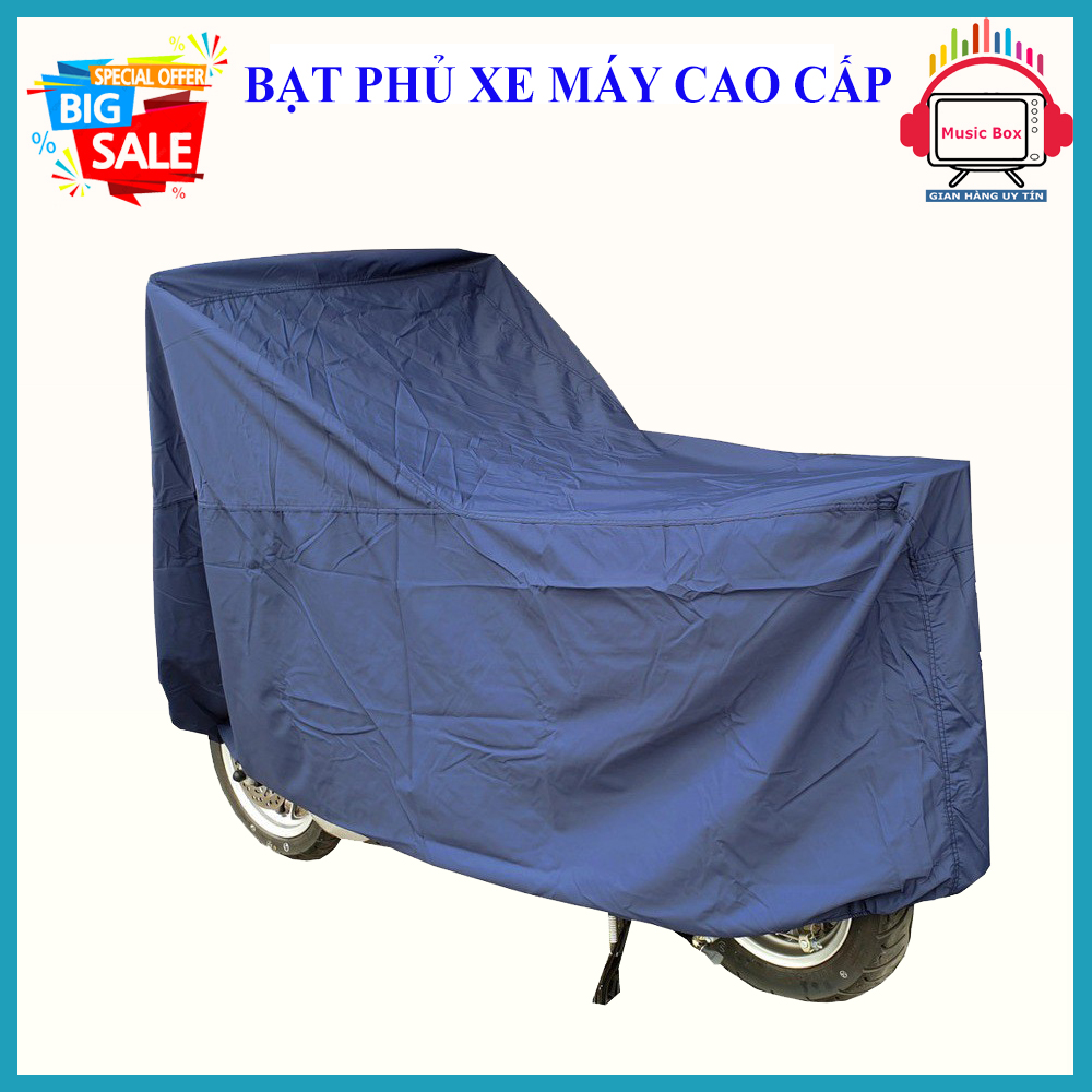[ MẪU HÓT ] Bạt Phủ Xe Máy Vải Dù Cao Cấp, Bạt Trùm Xe, Áo Trùm Xe, Bạt Phủ Xe Máy, Chống Nắng Mưa Chống Nước Cao Cấp, Vừa với mọi loại xe, BH uy tín 1 đổi 1.