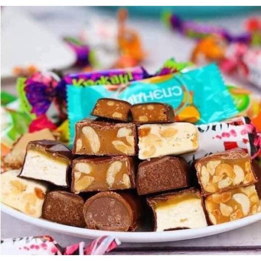 kẹo socola nga mix vị gói 500G chính hãng