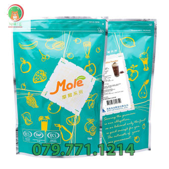 Bột pha trà sữa Socola Mole Maulin (Đài Loan) túi zip 1kg
