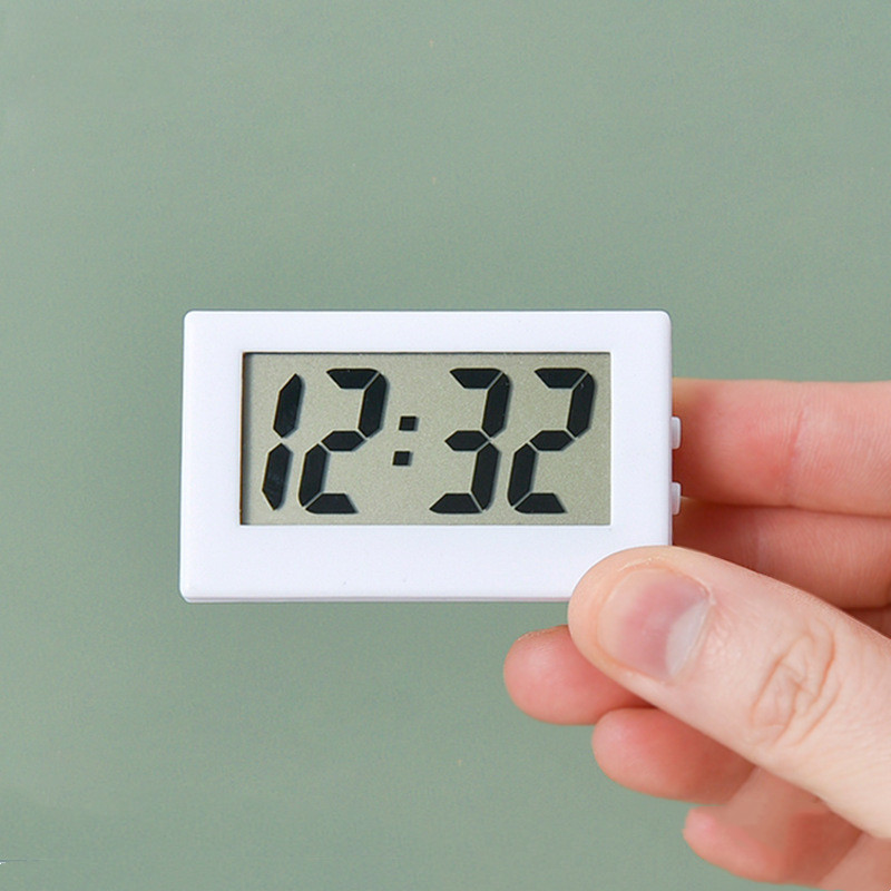 Đồng Hồ Kỹ Thuật Số Mini 5.2*2*3.5Cm Có Hiển Thị Ngày Giờ 12 Giờ Đồng Hồ Để Bàn Điện Tử Tiện Dụng Ch